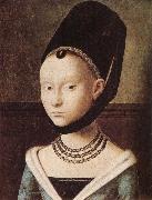 Petrus Christus Portrati of a Lady oil on canvas